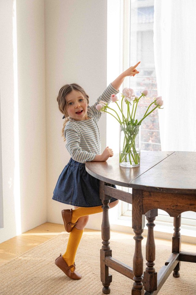 Lenua - Korean Children Fashion - #kidzfashiontrend - Ever Denim Skirt - 9