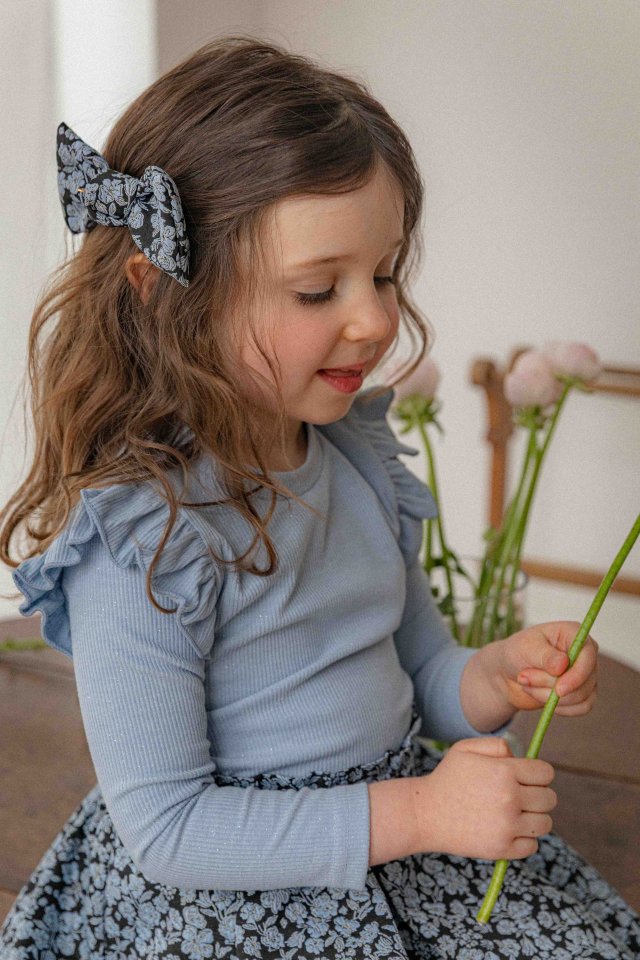 Lenua - Korean Children Fashion - #littlefashionista - Orb Wing Ribbed Tee - 2