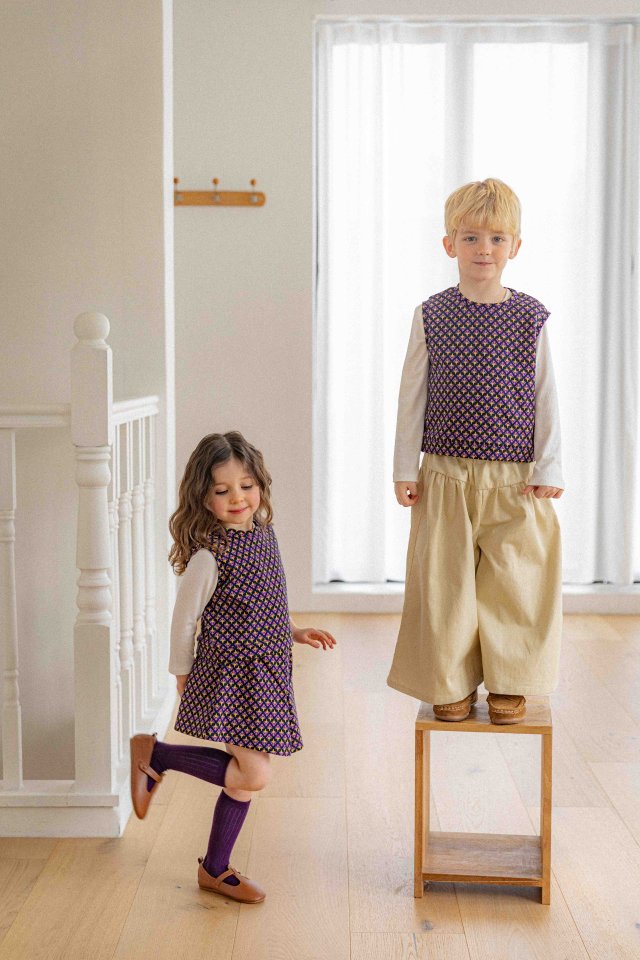 Lenua - Korean Children Fashion - #littlefashionista - Noir Skirt Pants - 6
