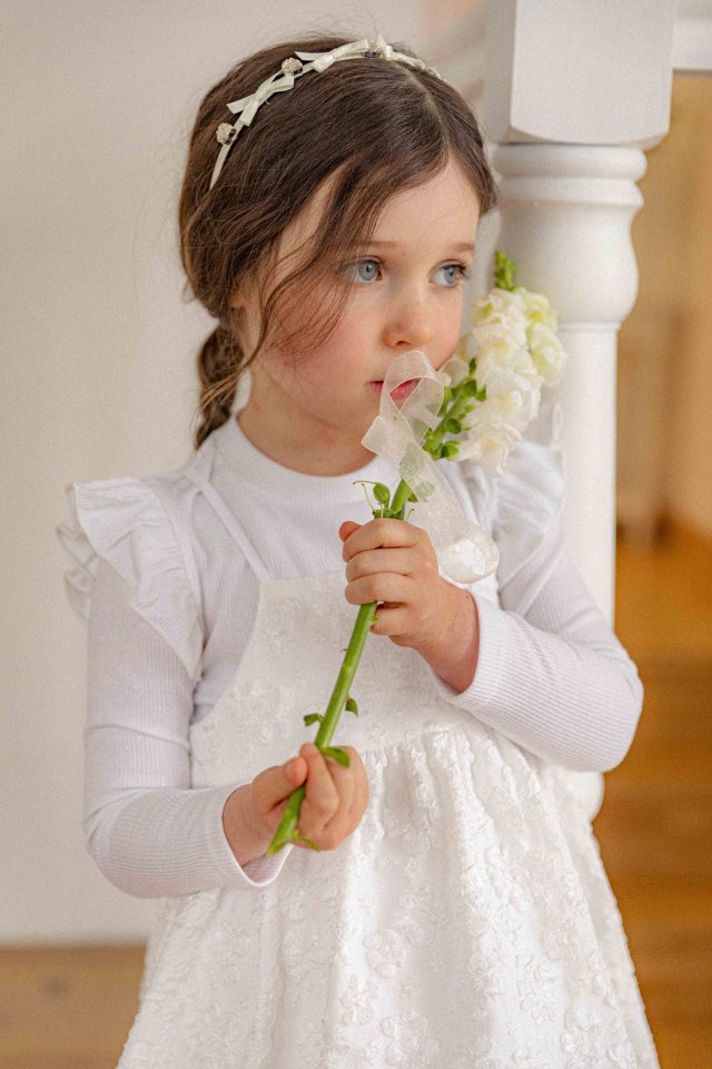 Lenua - Korean Children Fashion - #Kfashion4kids - Laura Jacquard One-piece - 4