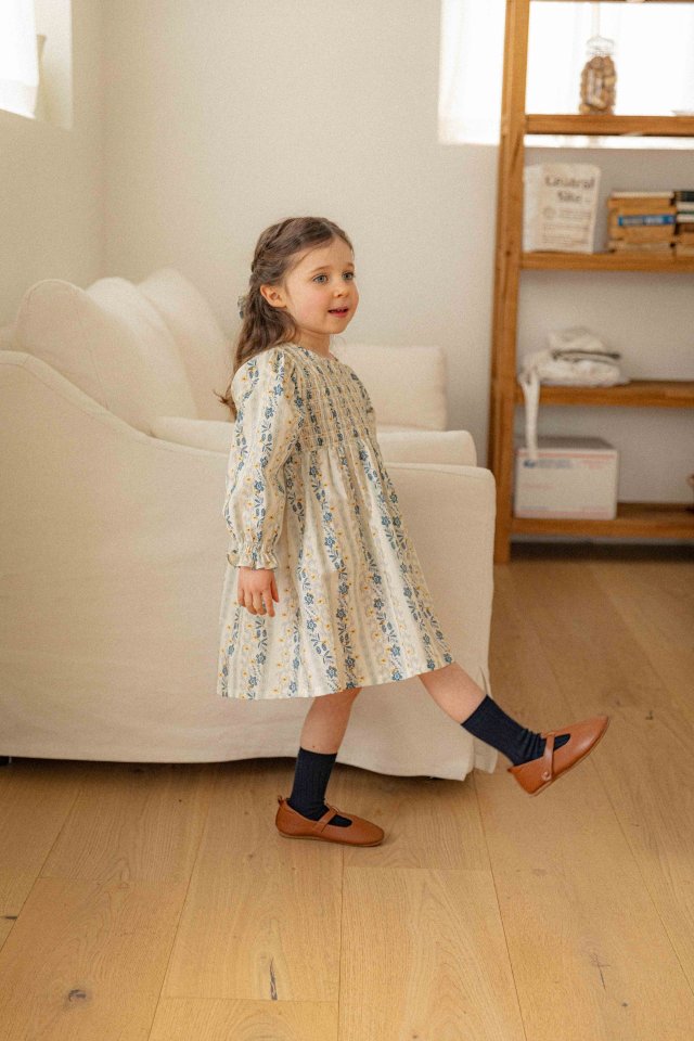 Lenua - Korean Children Fashion - #magicofchildhood - Hez Smocked One-piece - 6