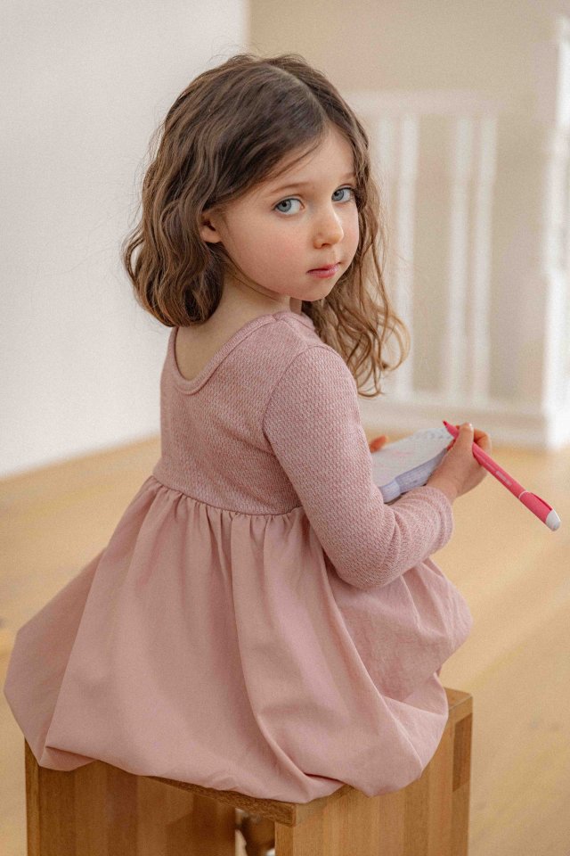 Lenua - Korean Children Fashion - #littlefashionista - Loving Balloon One-piece - 4