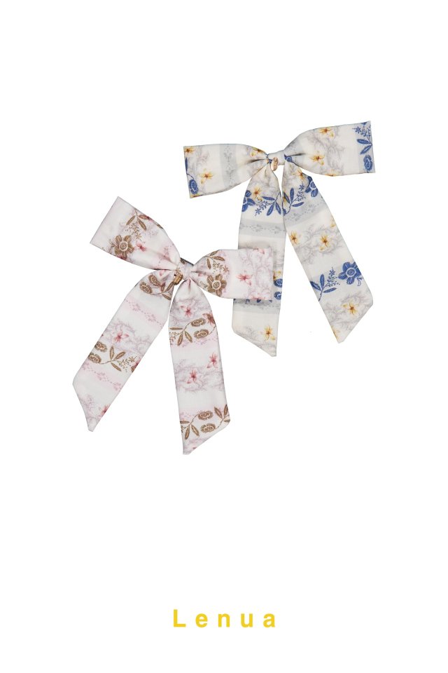 Lenua - Korean Children Fashion - #minifashionista - Hez Ribbon Hair Pin - 12