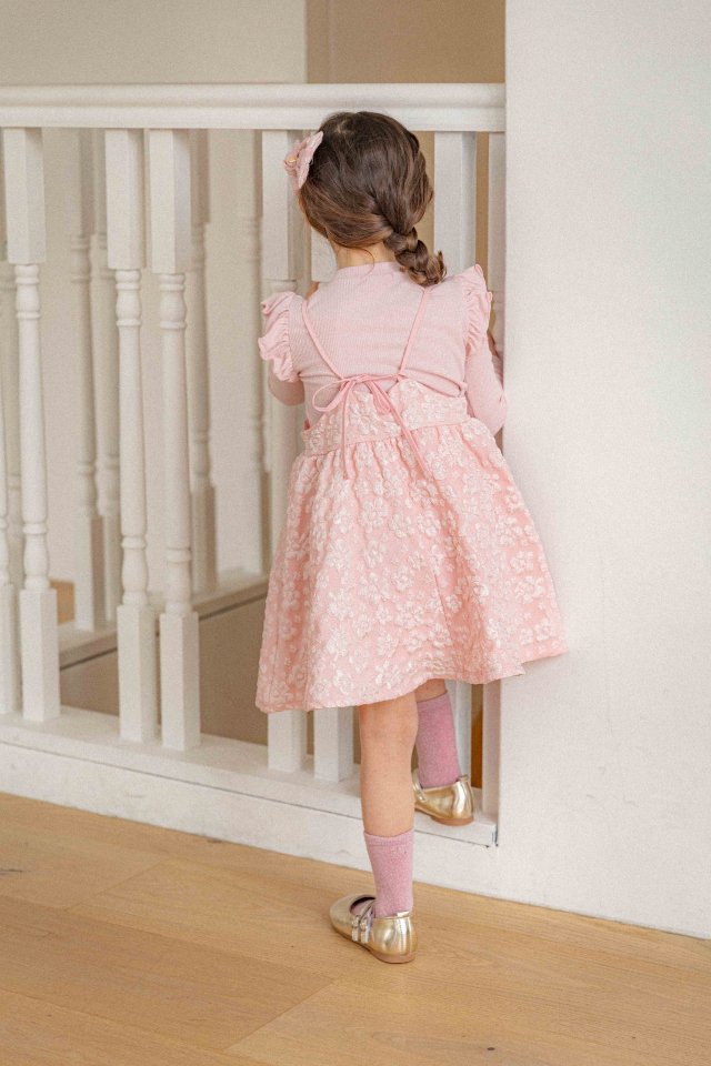 Lenua - Korean Children Fashion - #minifashionista - Laura Jacquard One-piece - 6