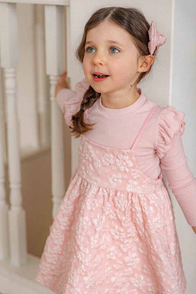 Lenua - Korean Children Fashion - #prettylittlegirls - Laura Jacquard One-piece - 7