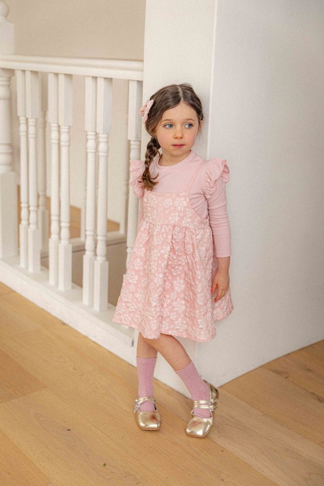 Lenua - Korean Children Fashion - #stylishchildhood - Orb Wing Ribbed Tee - 8