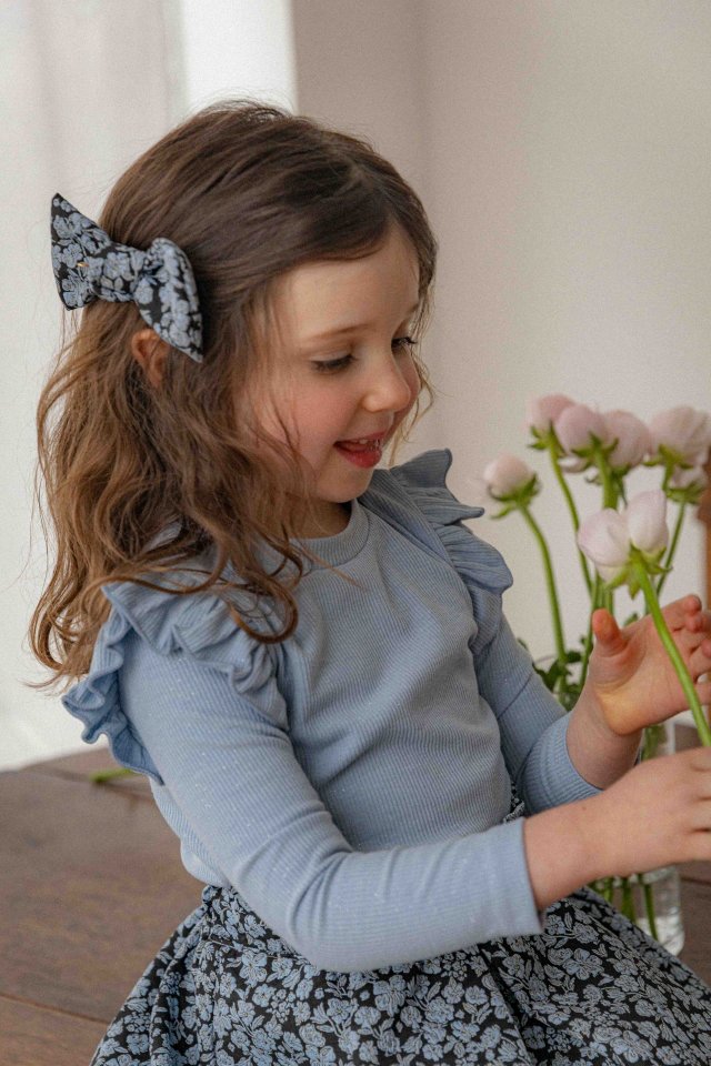 Lenua - Korean Children Fashion - #todddlerfashion - Orb Wing Ribbed Tee - 6