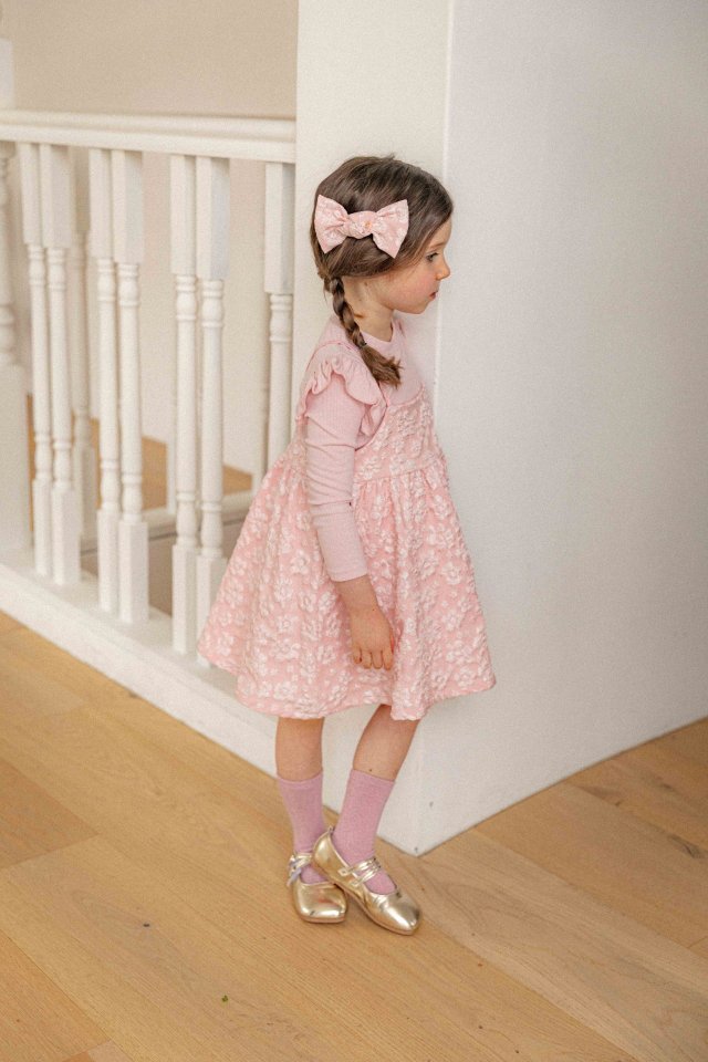 Lenua - Korean Children Fashion - #toddlerclothing - Laura Jacquard One-piece - 9