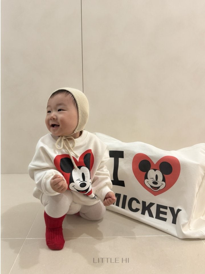 Little Hi - Korean Children Fashion - #Kfashion4kids - Heart M Sweatshirt - 10