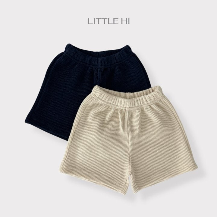 Little Hi - Korean Children Fashion - #Kfashion4kids - Texture Shorts