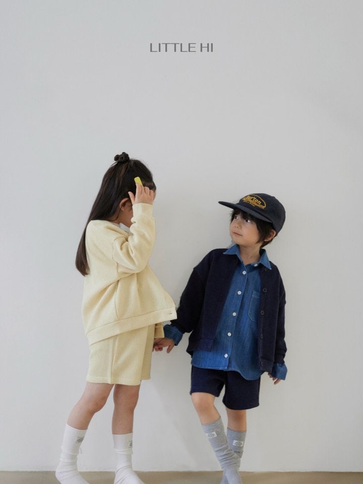 Little Hi - Korean Children Fashion - #Kfashion4kids - Texture Cardigan - 6