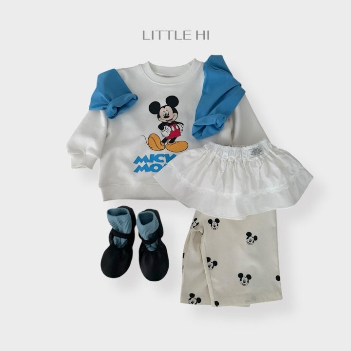 Little Hi - Korean Children Fashion - #childofig - Lace Two Tier Apron - 7