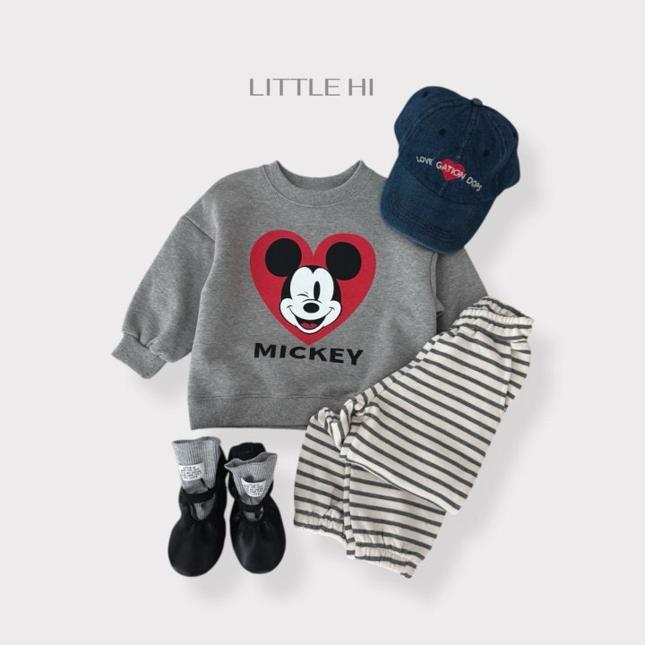 Little Hi - Korean Children Fashion - #childofig - Heart M Sweatshirt - 2