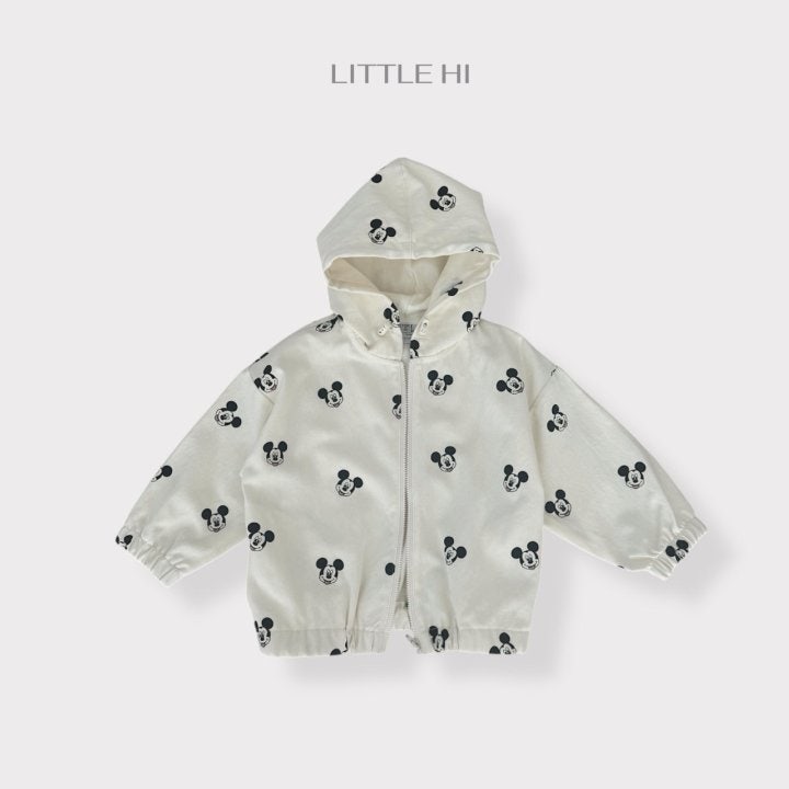 Little Hi - Korean Children Fashion - #childofig - All Over M Hooded Jumper