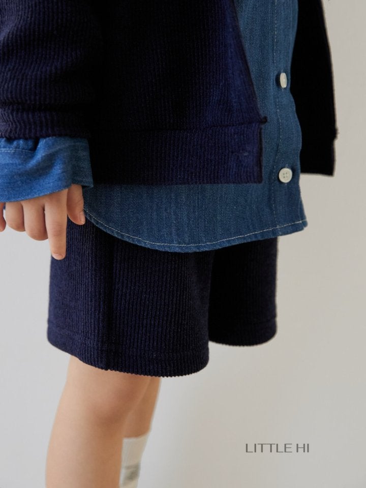 Little Hi - Korean Children Fashion - #childofig - Texture Shorts - 7