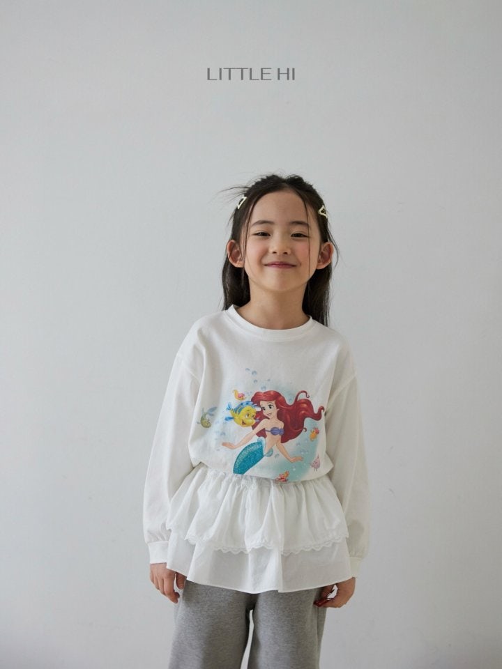 Little Hi - Korean Children Fashion - #childofig - Digital Little Mermaid Tee - 6