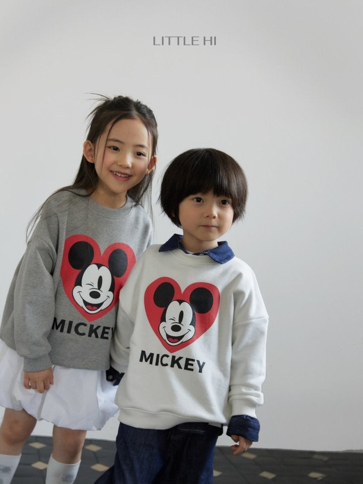 Little Hi - Korean Children Fashion - #childrensboutique - Heart M Sweatshirt - 4