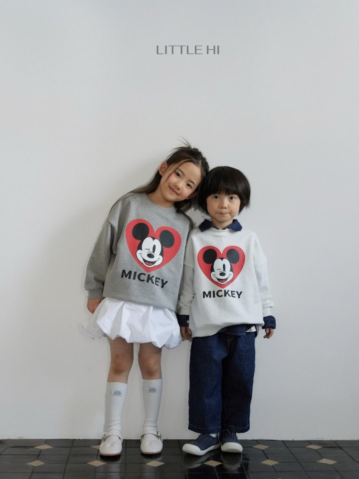 Little Hi - Korean Children Fashion - #discoveringself - Heart M Sweatshirt - 5