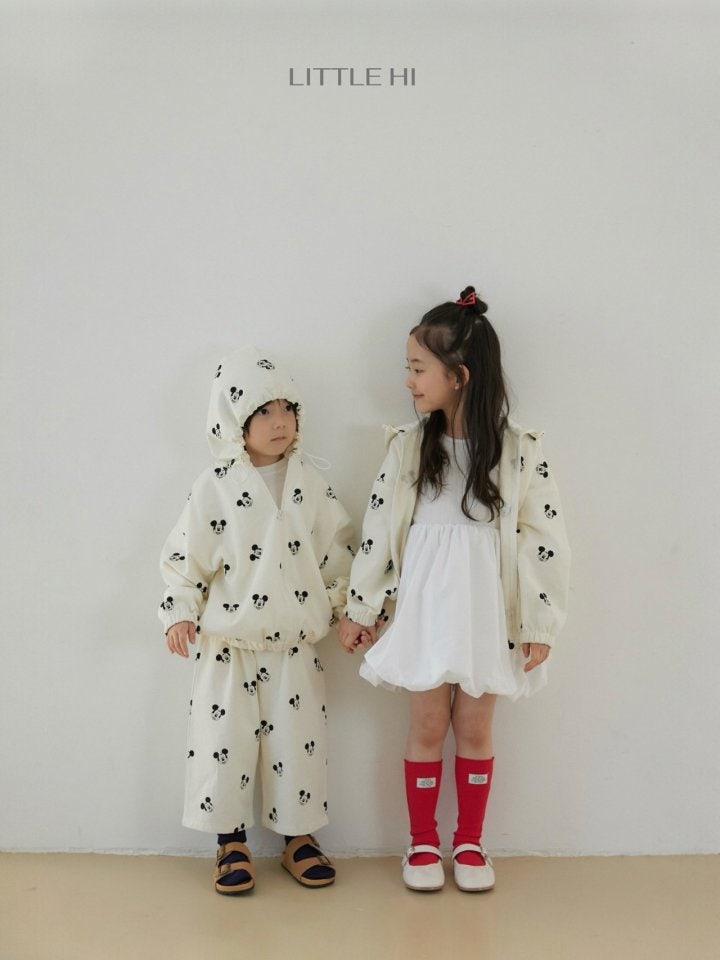 Little Hi - Korean Children Fashion - #designkidswear - All Over M Hooded Jumper - 4