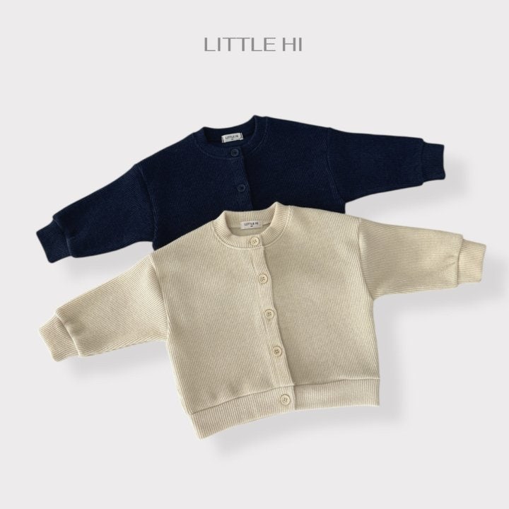 Little Hi - Korean Children Fashion - #discoveringself - Texture Cardigan