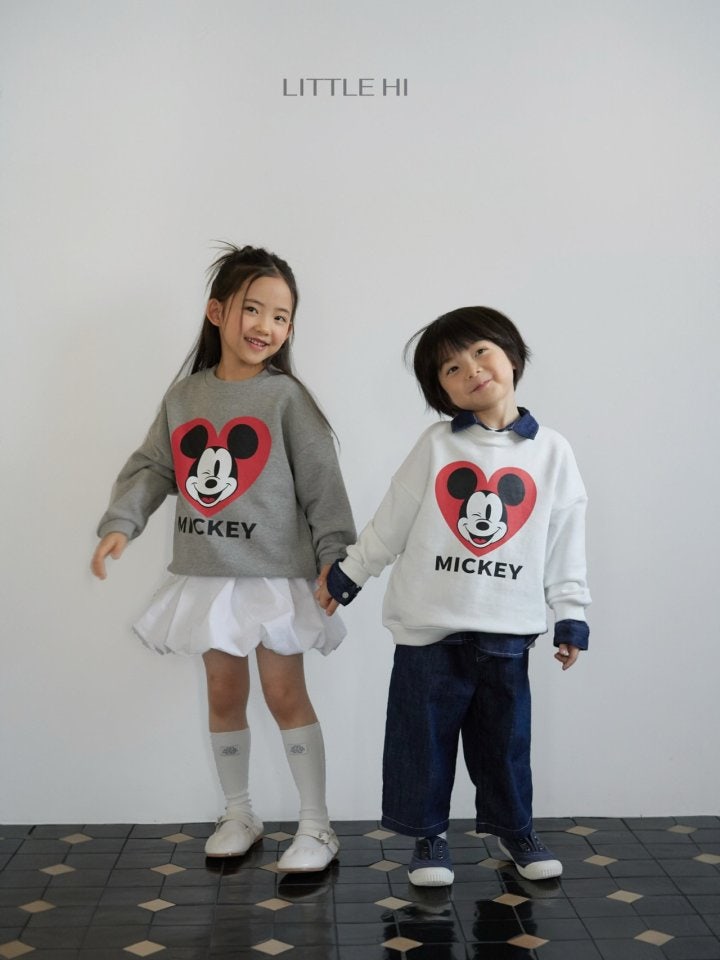 Little Hi - Korean Children Fashion - #fashionkids - Heart M Sweatshirt - 6
