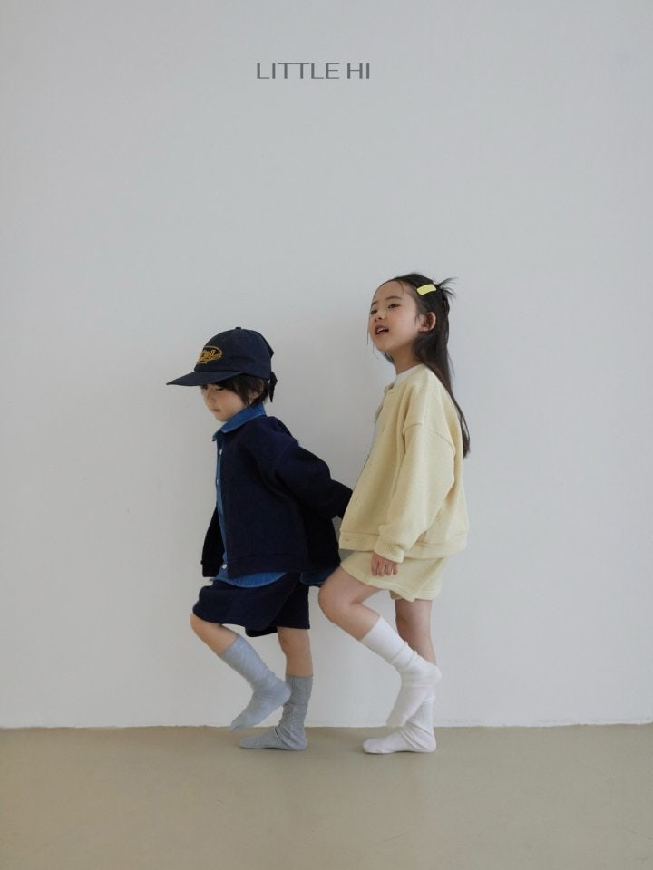 Little Hi - Korean Children Fashion - #fashionkids - Texture Shorts - 11