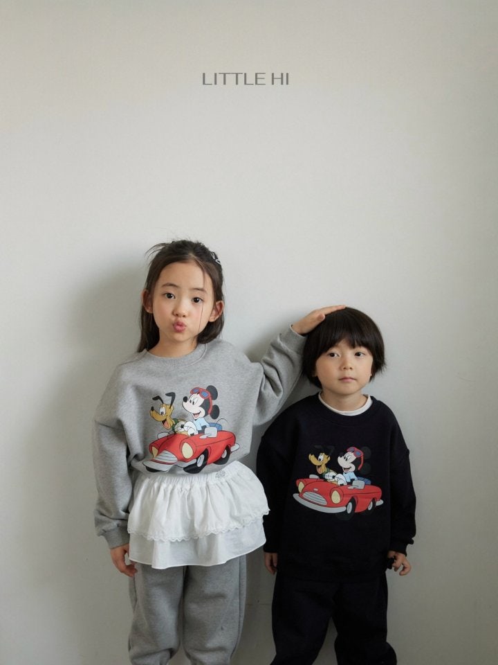 Little Hi - Korean Children Fashion - #kidsshorts - Drive M Sweatshirt - 10