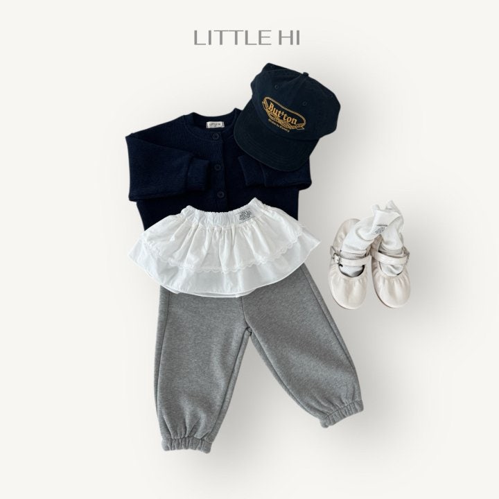 Little Hi - Korean Children Fashion - #kidsshorts - Texture Cardigan - 3
