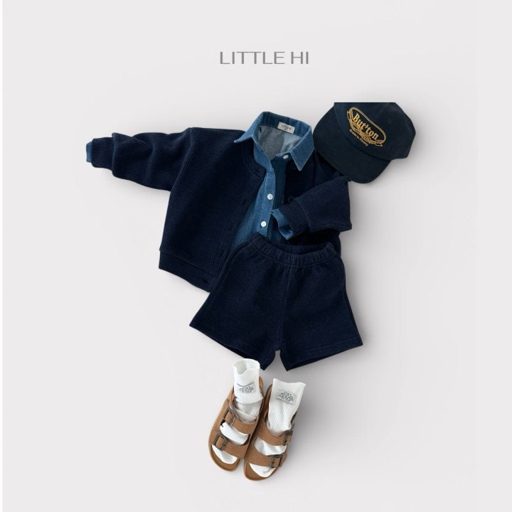Little Hi - Korean Children Fashion - #littlefashionista - Texture Shorts - 2