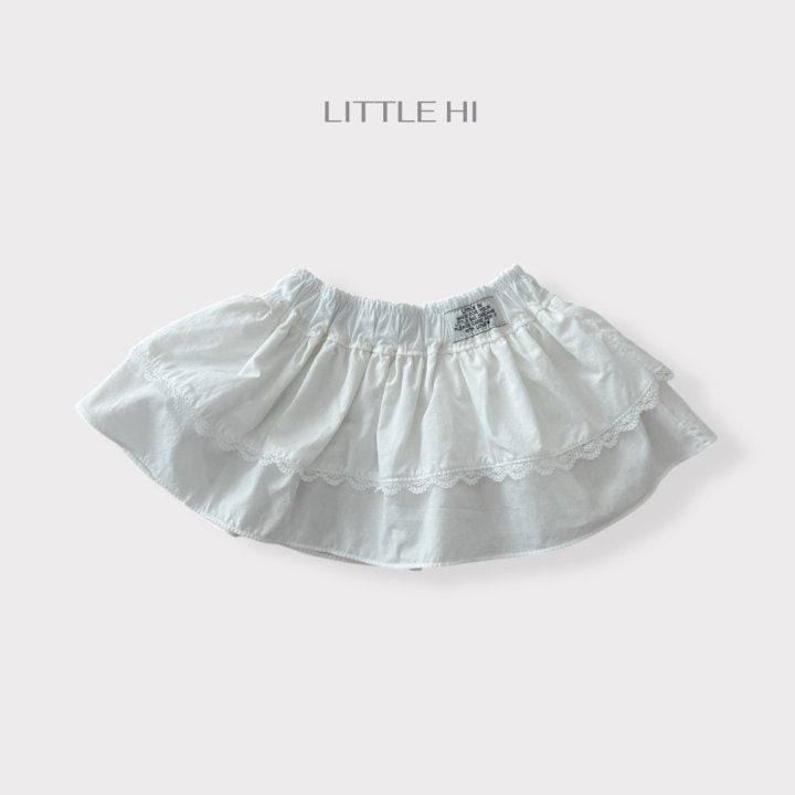 Little Hi - Korean Children Fashion - #magicofchildhood - Lace Two Tier Apron