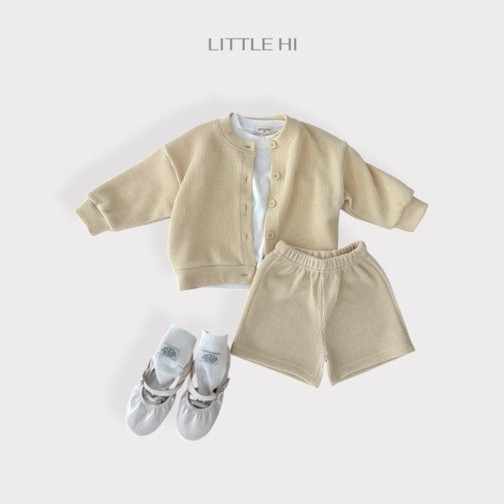 Little Hi - Korean Children Fashion - #magicofchildhood - Texture Shorts - 3