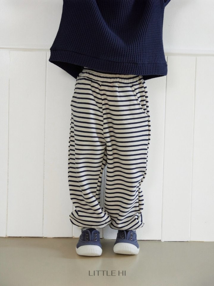 Little Hi - Korean Children Fashion - #minifashionista - Striped Jogger Pants - 5