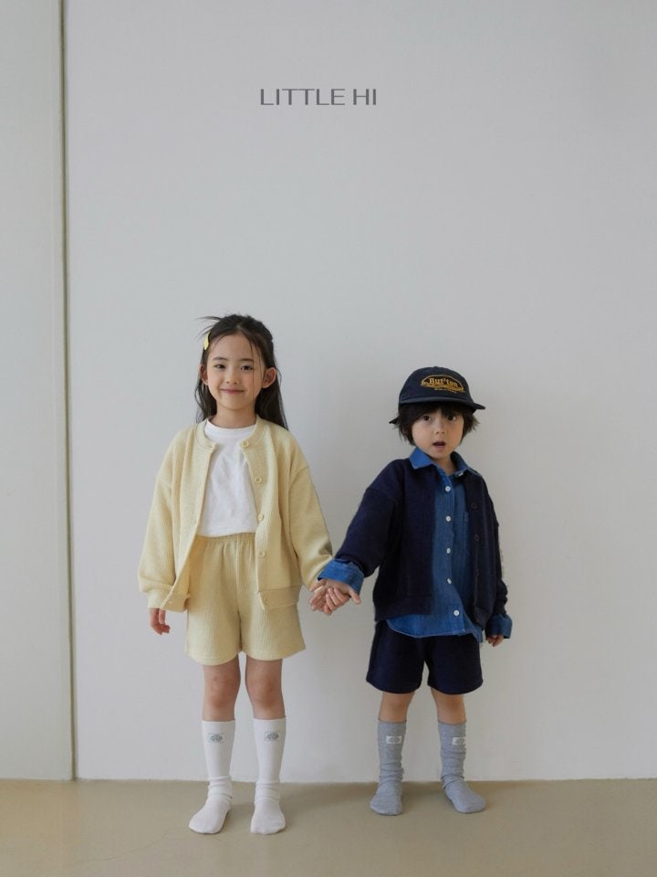Little Hi - Korean Children Fashion - #magicofchildhood - Texture Shorts - 4