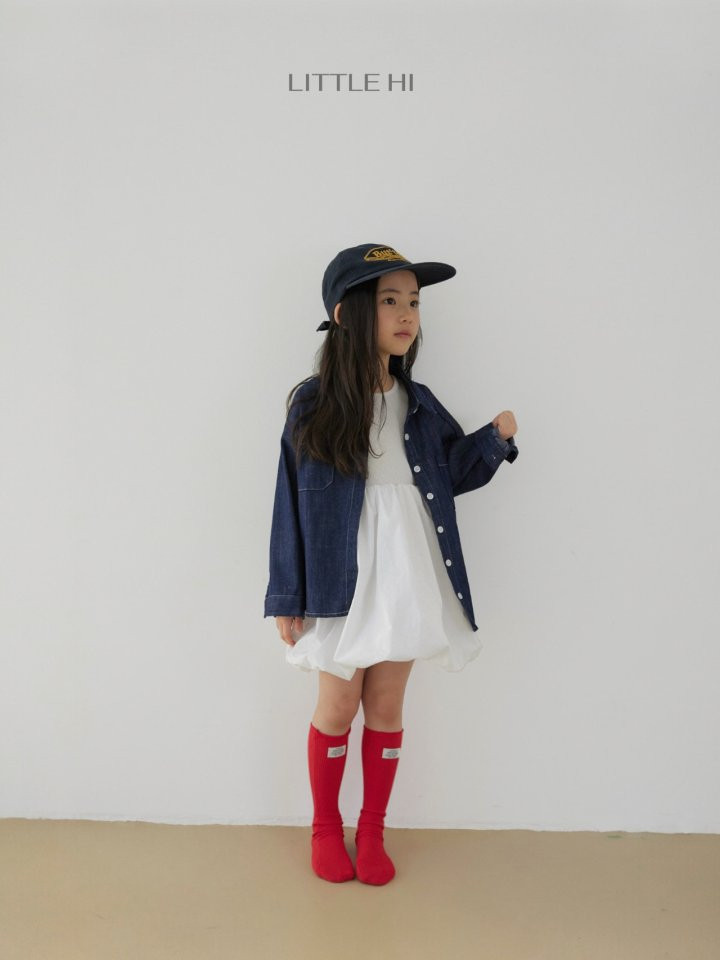 Little Hi - Korean Children Fashion - #minifashionista - Pumpkin One-piece (White ivory) - 7