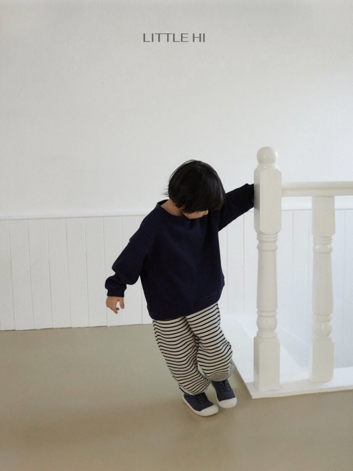 Little Hi - Korean Children Fashion - #prettylittlegirls - Big Waffle Sweatshirt - 11