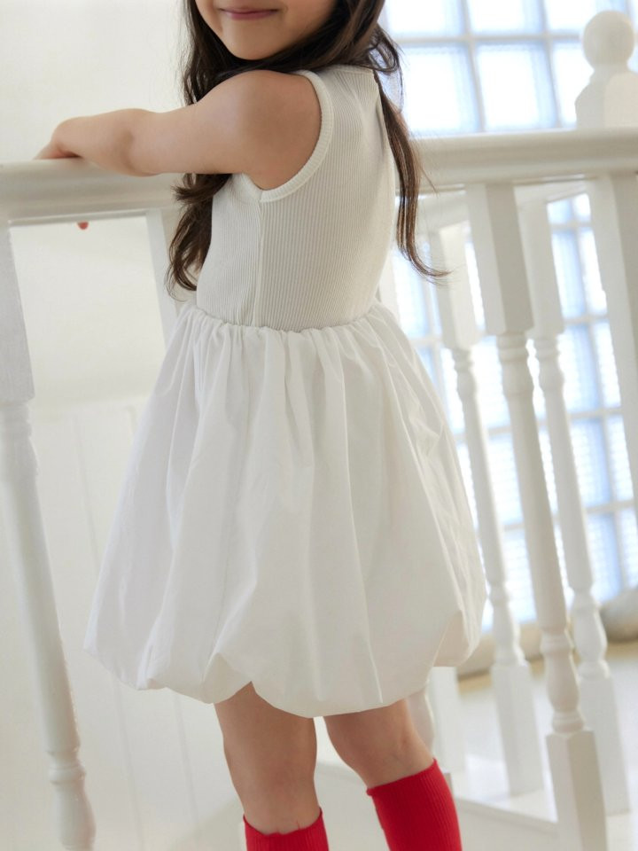 Little Hi - Korean Children Fashion - #prettylittlegirls - Pumpkin One-piece (White ivory) - 8