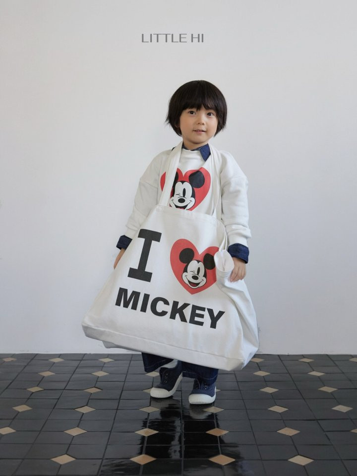 Little Hi - Korean Children Fashion - #stylishchildhood - M Big Tote Bag - 5