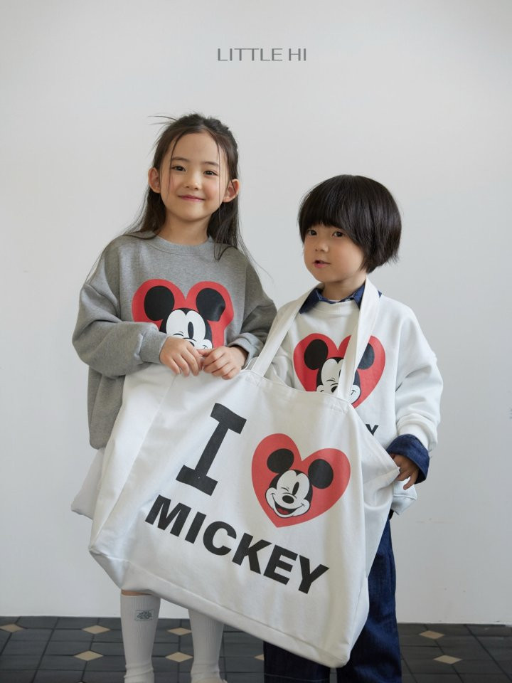 Little Hi - Korean Children Fashion - #todddlerfashion - M Big Tote Bag - 4
