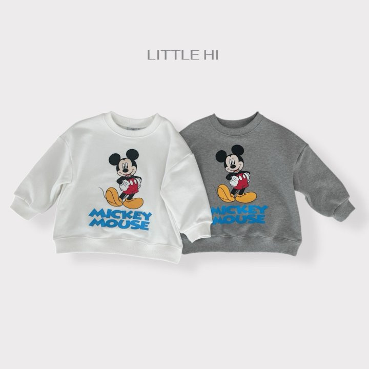 Little Hi - Korean Women Fashion - #vintageinspired - Classic M Sweatshirt (Daddy) - 3