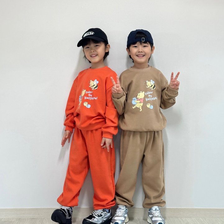 Little Rabbit - Korean Children Fashion - #Kfashion4kids - Pooh Honey Set - 6