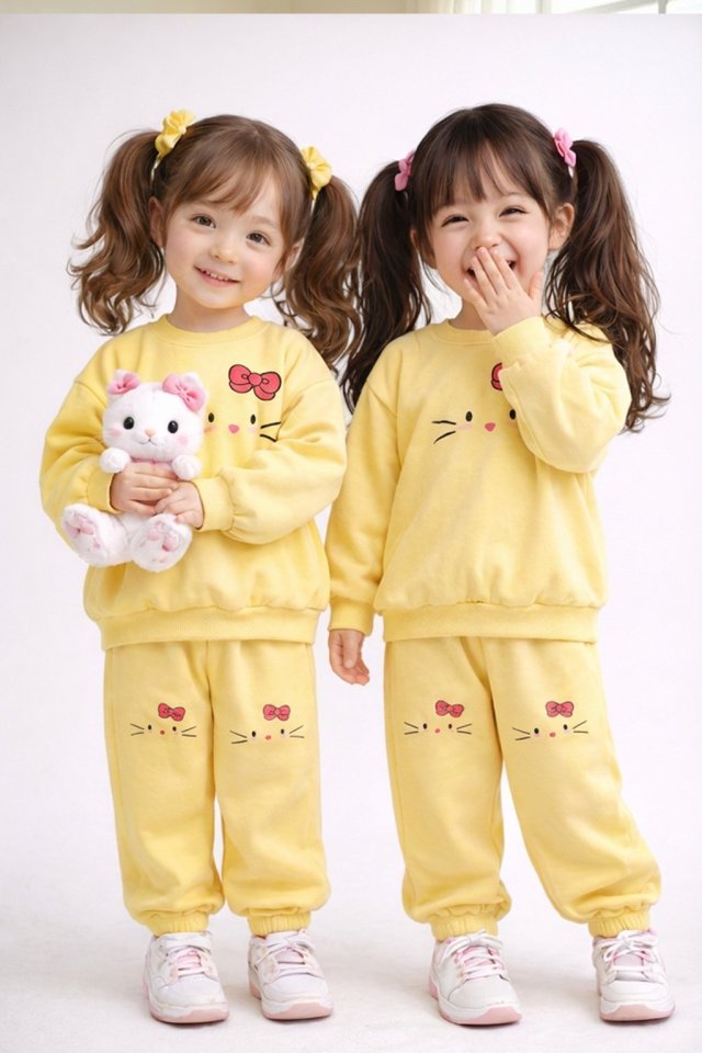 Little Rabbit - Korean Children Fashion - #childofig - Cat Set