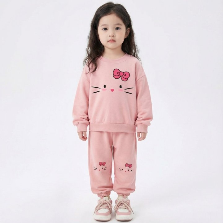 Little Rabbit - Korean Children Fashion - #designkidswear - Cat Set - 3