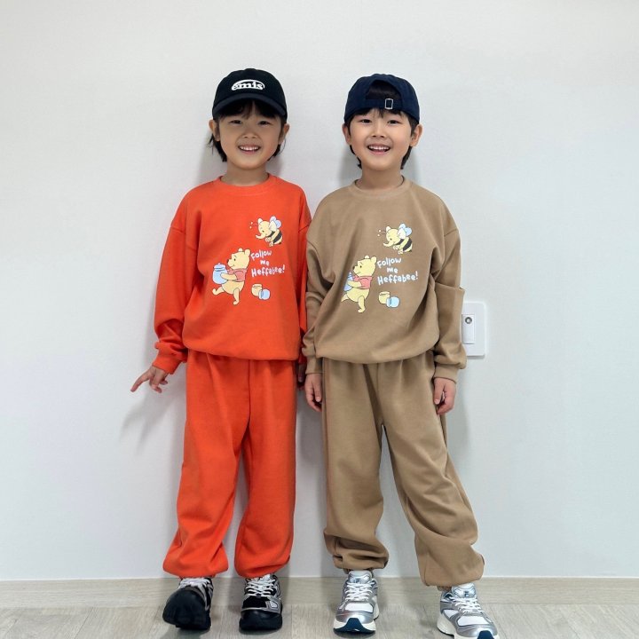 Little Rabbit - Korean Children Fashion - #kidsshorts - Pooh Honey Set - 4
