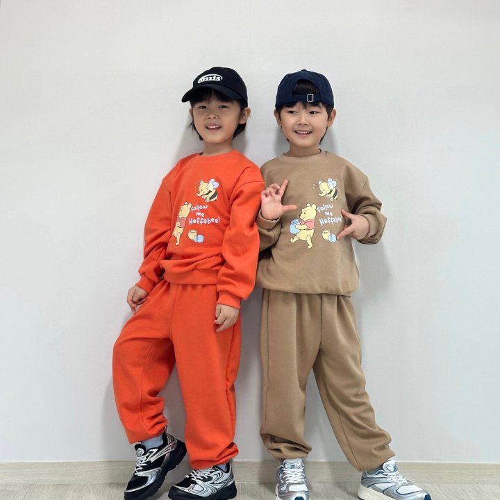 Little Rabbit - Korean Children Fashion - #kidzfashiontrend - Pooh Honey Set - 5