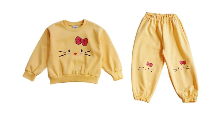Little Rabbit - Korean Children Fashion - #magicofchildhood - Cat Set - 11