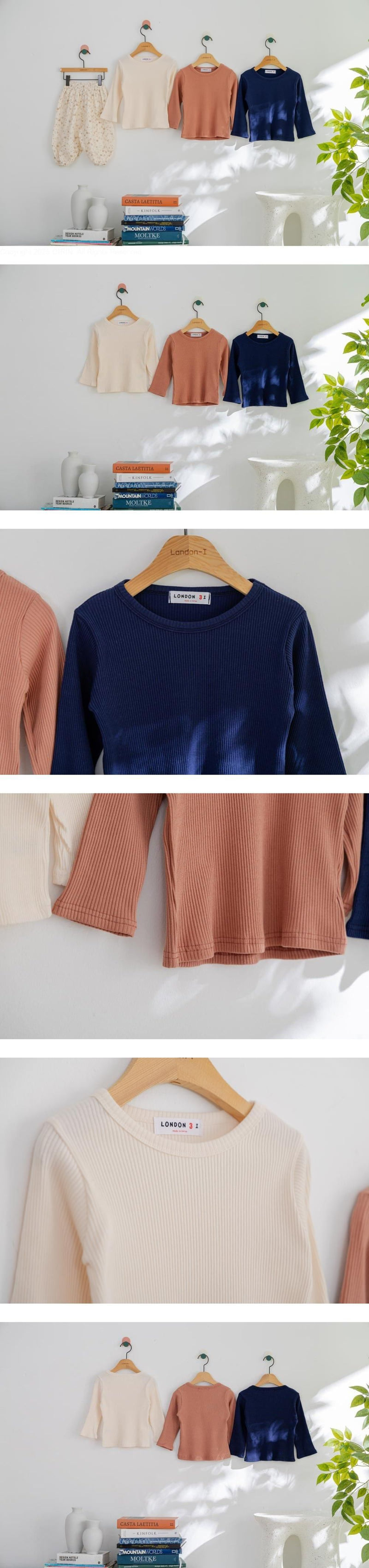 London I - Korean Children Fashion - #childofig - Style Ribbed Tee