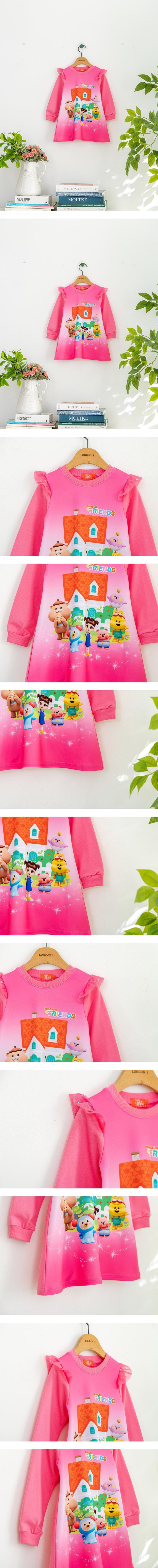 London I - Korean Children Fashion - #childrensboutique - Kong Suni Friends One-piece