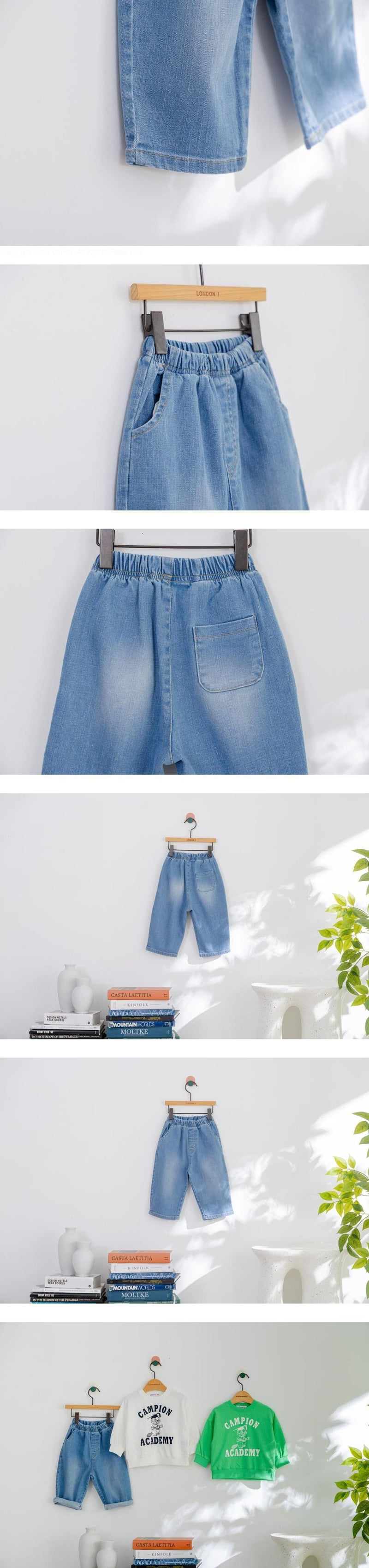 London I - Korean Children Fashion - #kidsshorts - Sand Denim Pants