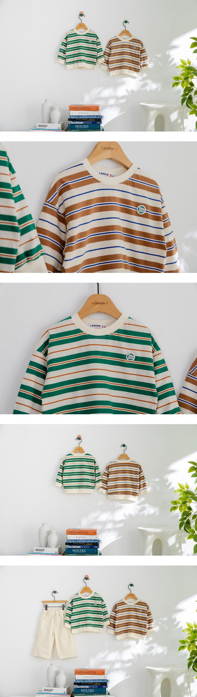 London I - Korean Children Fashion - #kidzfashiontrend - Jerry Stripe Tee