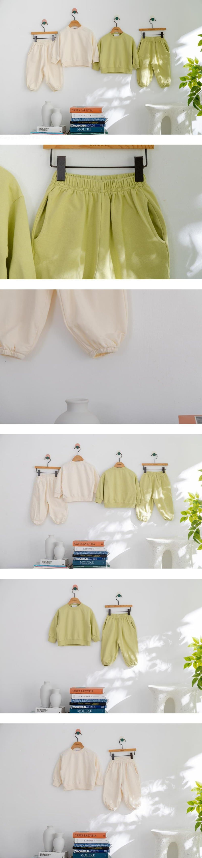 London I - Korean Children Fashion - #magicofchildhood - Washed Set